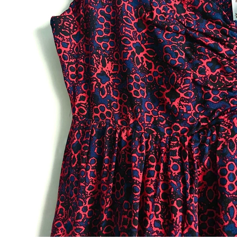 Free People Tabitha Floral Sweetheart Neck Cap Sleeve Babydoll Mini Dress M NWT